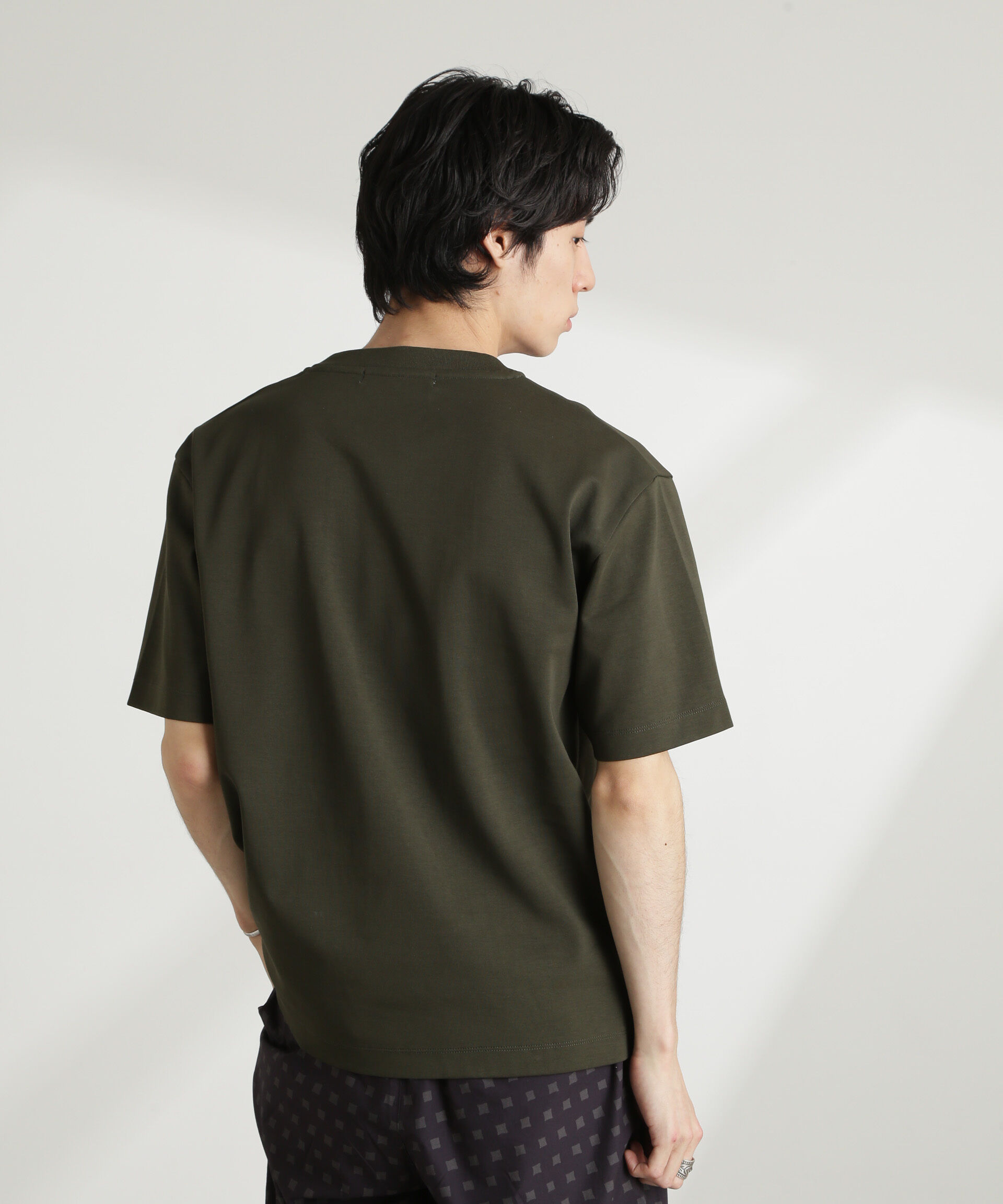 nano･universe「ダブルスムースクルーネックBIGTシャツ 半袖」|Tシャツ・カットソー|