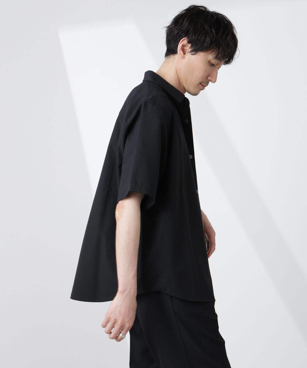 nano･universe「セオアルファシャツ 半袖（セットアップ可）」|シャツ・ブラウス|