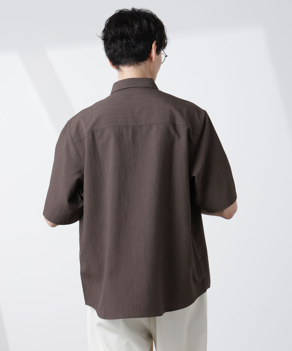 nano･universe「セオアルファシャツ 半袖（セットアップ可）」|シャツ・ブラウス|