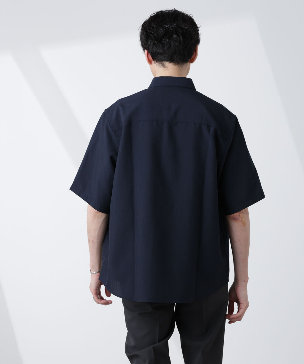 nano･universe「セオアルファシャツ 半袖（セットアップ可）」|シャツ・ブラウス|