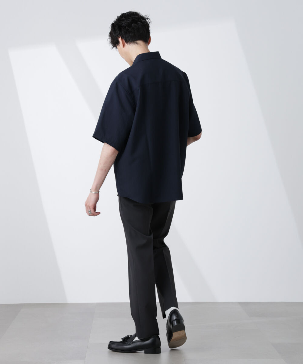 nano･universe「セオアルファシャツ 半袖（セットアップ可）」|シャツ・ブラウス|