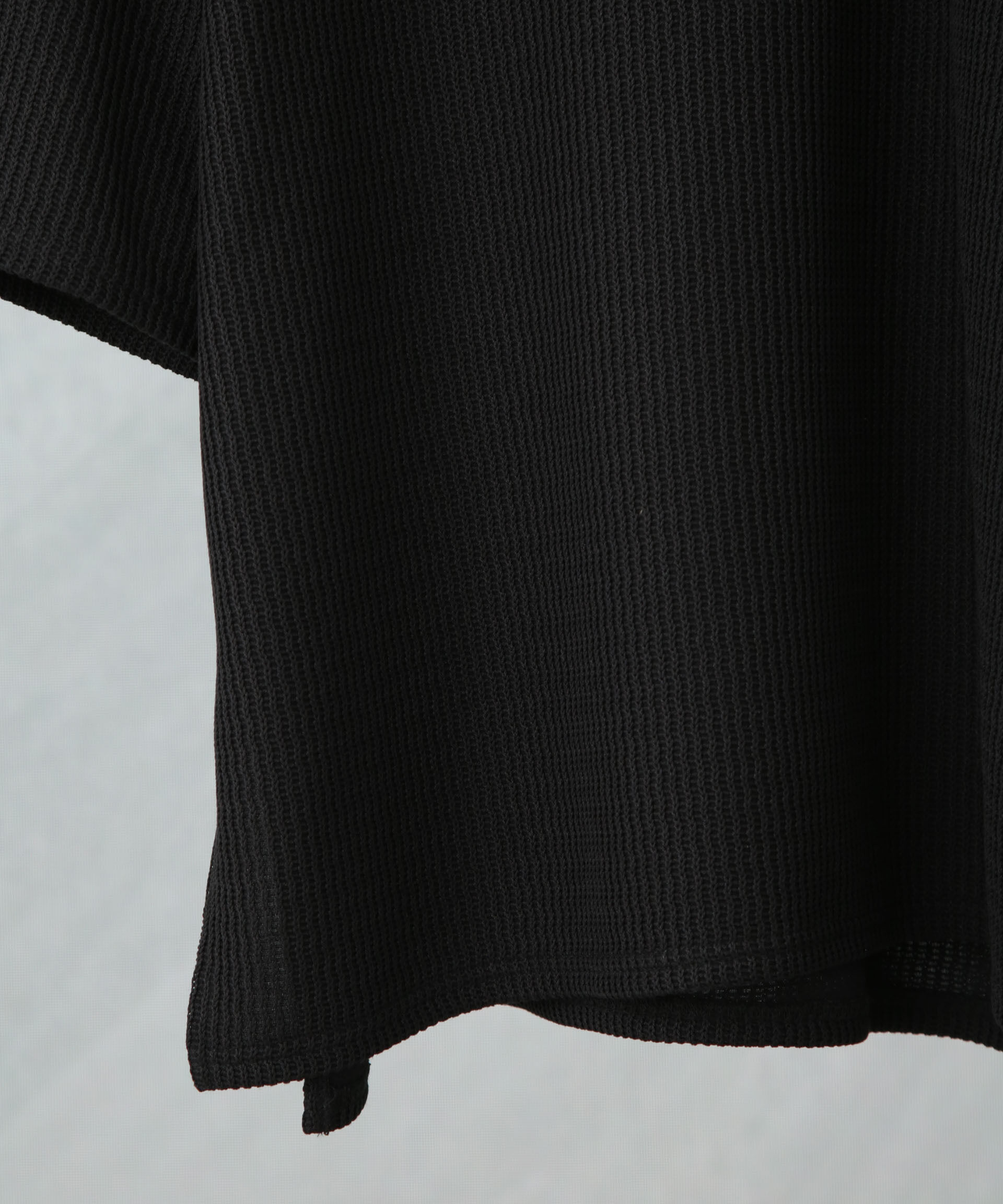 nano･universe「ジャガードニットソーTシャツ 半袖(セットアップ可)」|Tシャツ・カットソー|