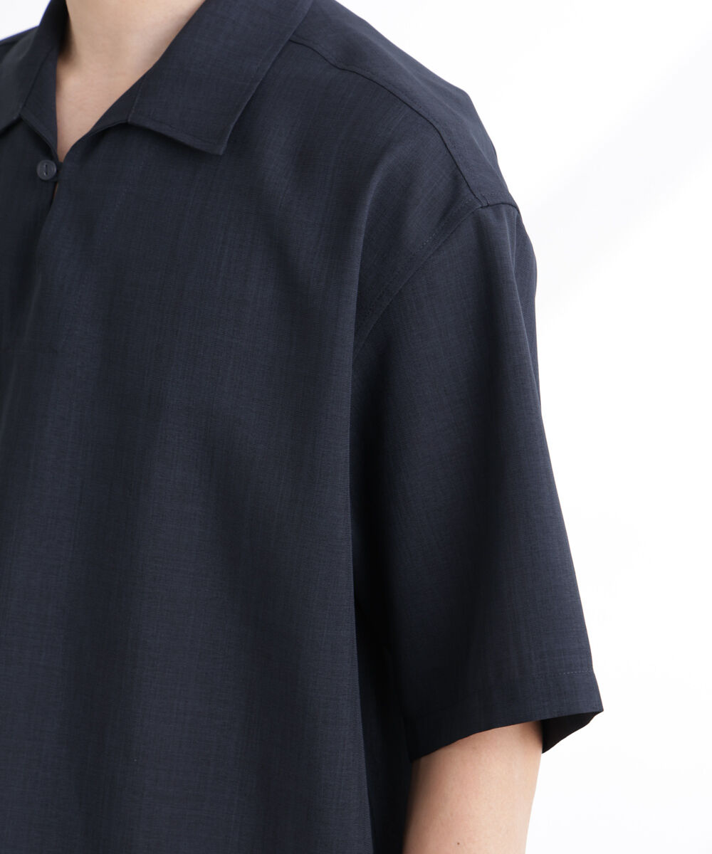  「ライトウェイトドライ スキッパーシャツ 半袖(セットアップ可)」|シャツ・ブラウス|
