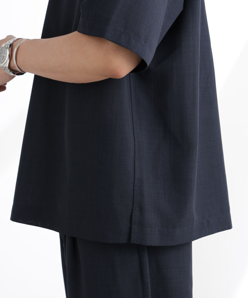  「ライトウェイトドライ スキッパーシャツ 半袖(セットアップ可)」|シャツ・ブラウス|