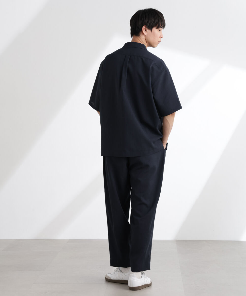  「ライトウェイトドライ スキッパーシャツ 半袖(セットアップ可)」|シャツ・ブラウス|