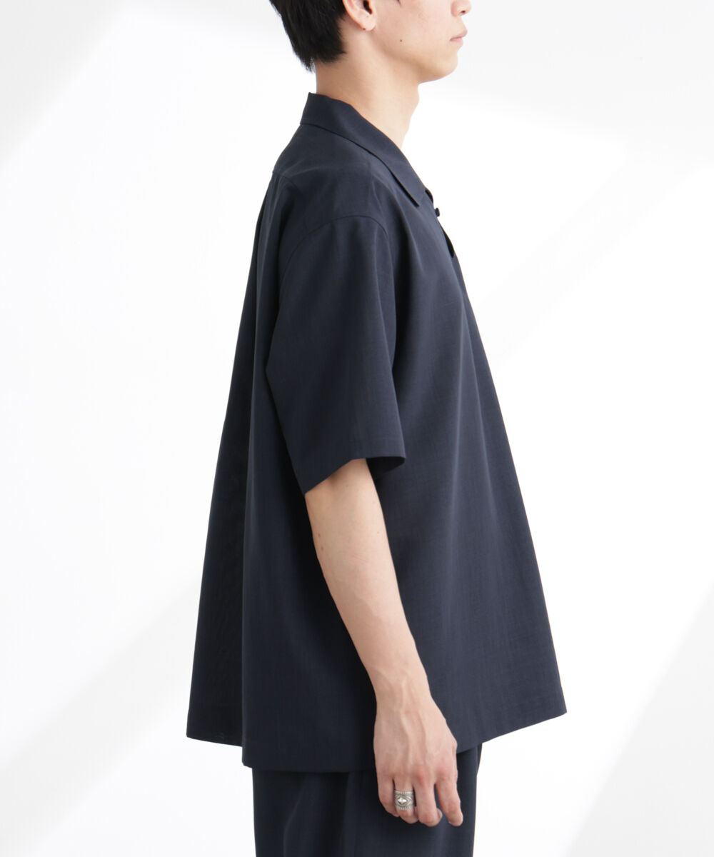  「ライトウェイトドライ スキッパーシャツ 半袖(セットアップ可)」|シャツ・ブラウス|