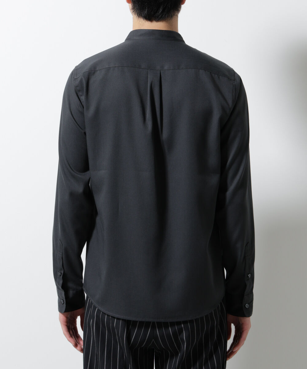 nano･universe「スタンダードバンドカラーシャツ/長袖」|シャツ・ブラウス|