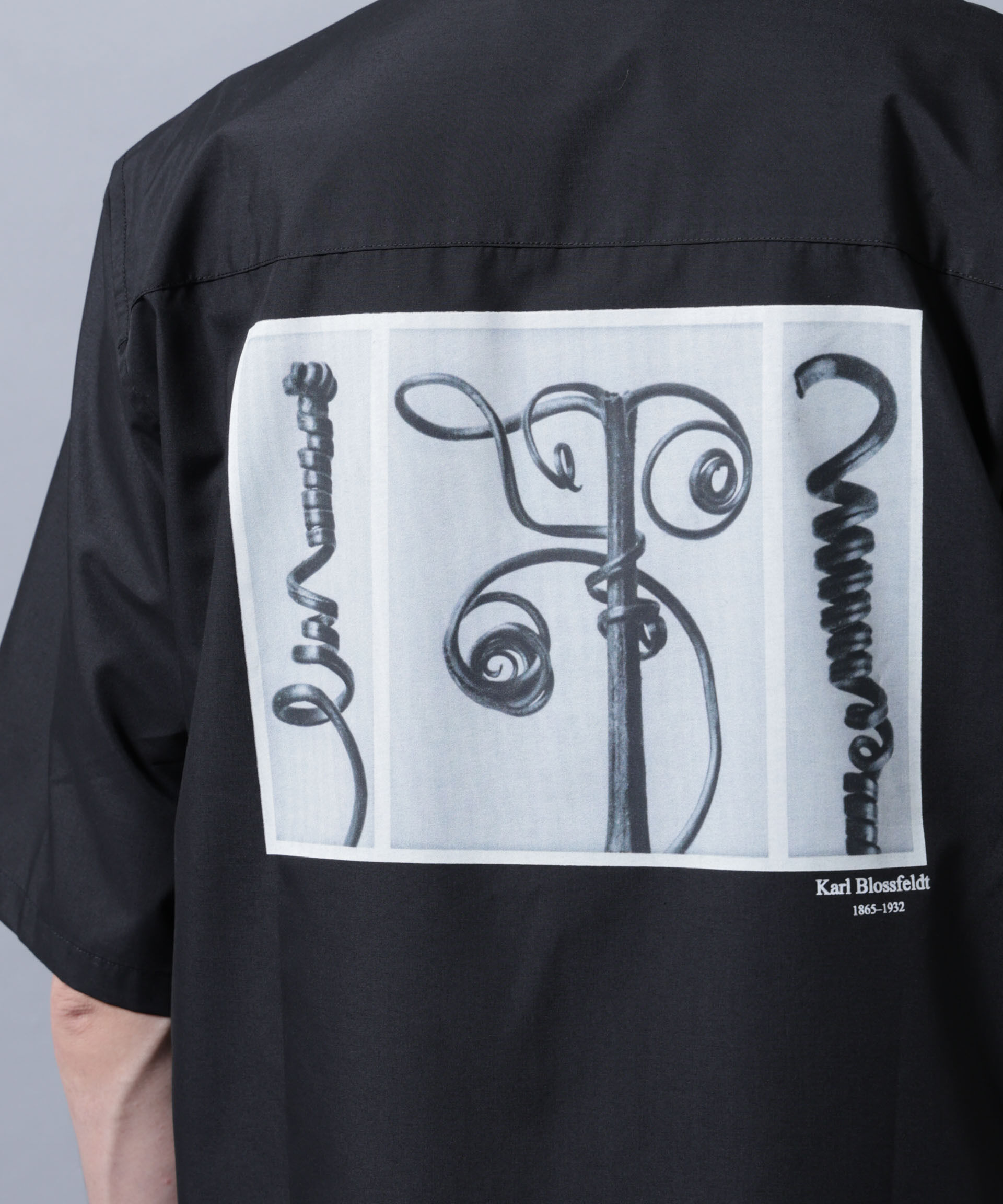 nano･universe「「着るアート」karl blossfeldt 半袖シャツ1」|シャツ・ブラウス|