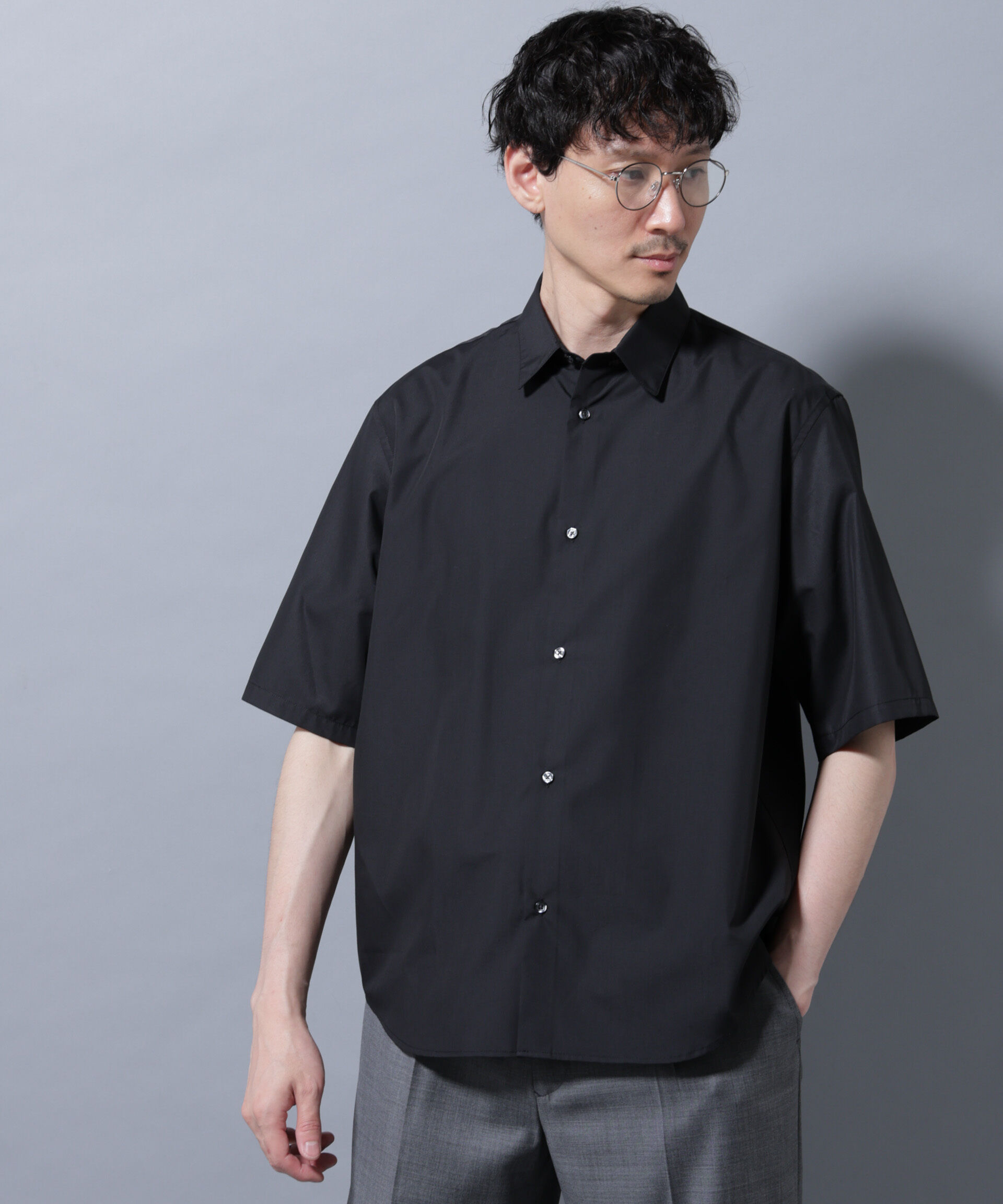 nano･universe「「着るアート」karl blossfeldt 半袖シャツ1」|シャツ・ブラウス|