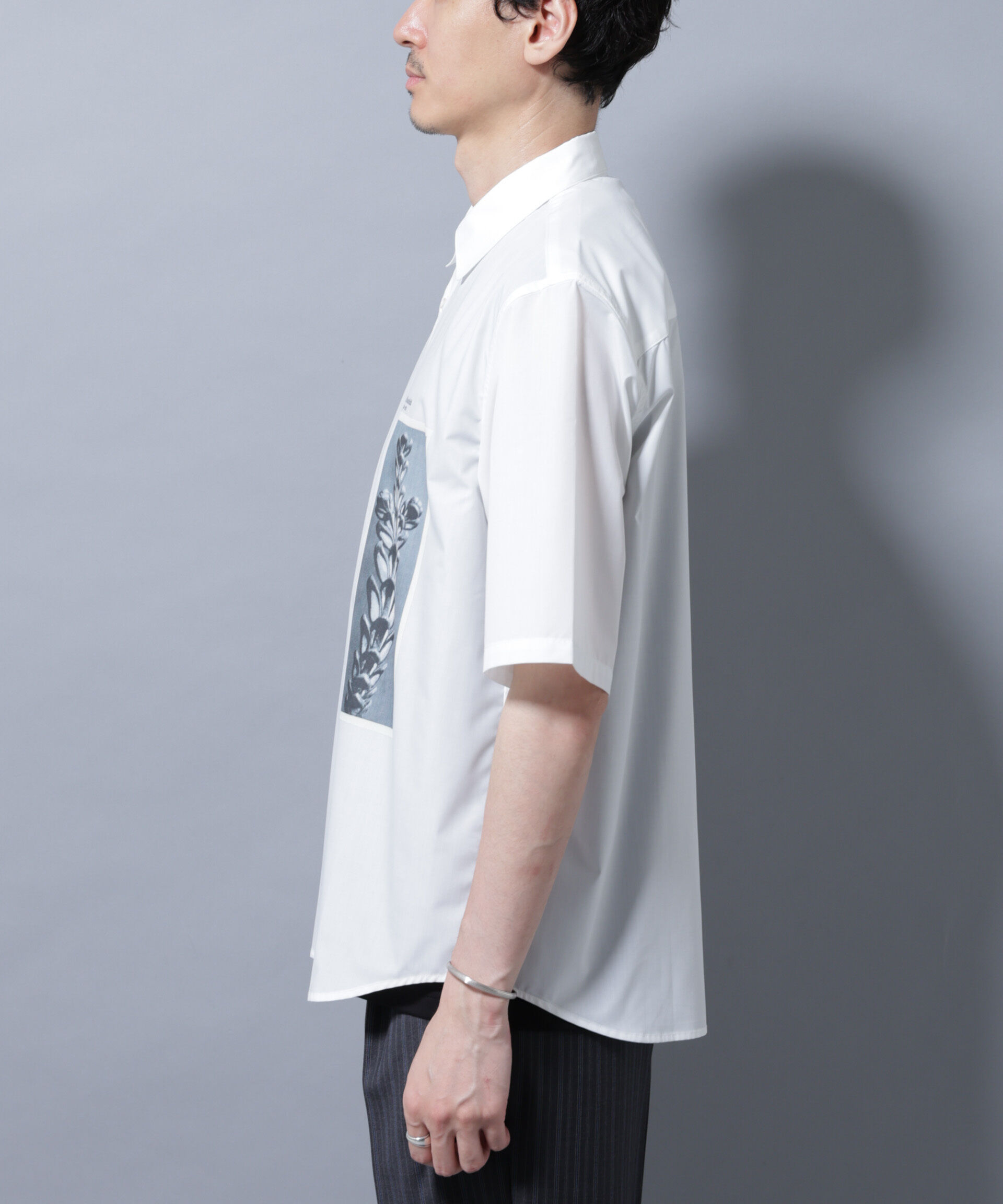 nano･universe「「着るアート」karl blossfeldt 半袖シャツ3」|シャツ・ブラウス|