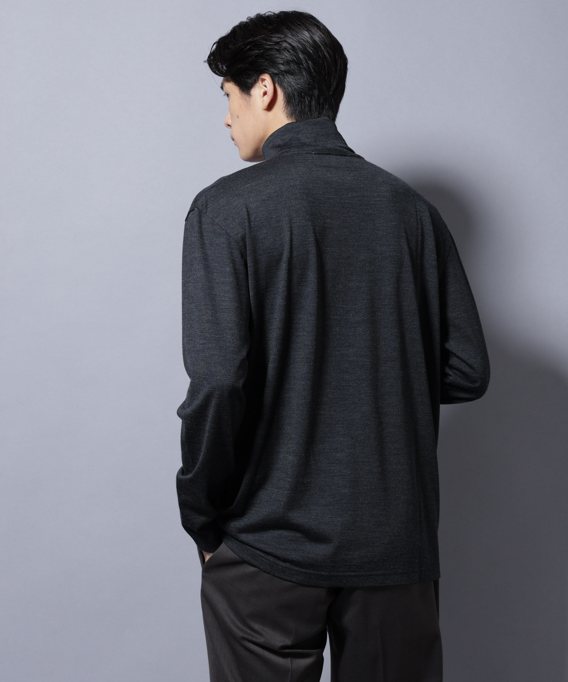 nano･universe「MIYATA&times;NANO JAPAN MADE 100%WOOL タートルネック」|Tシャツ・カットソー|