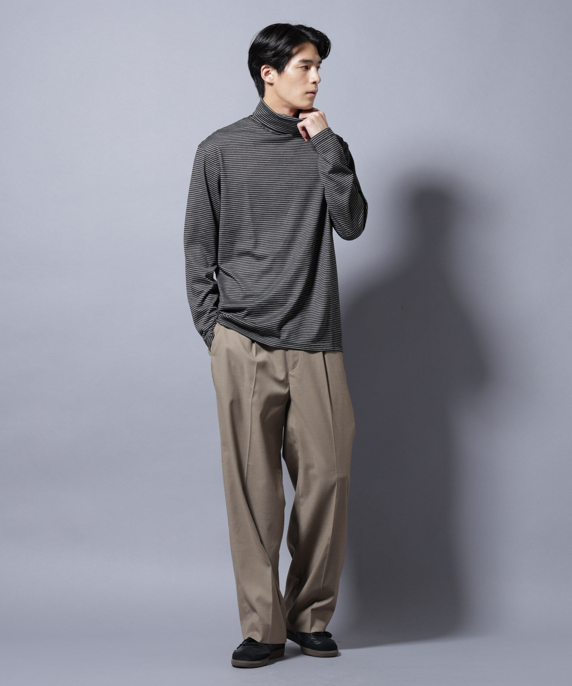 nano･universe「MIYATA&times;NANO JAPAN MADE 100%WOOL タートルネック」|Tシャツ・カットソー|