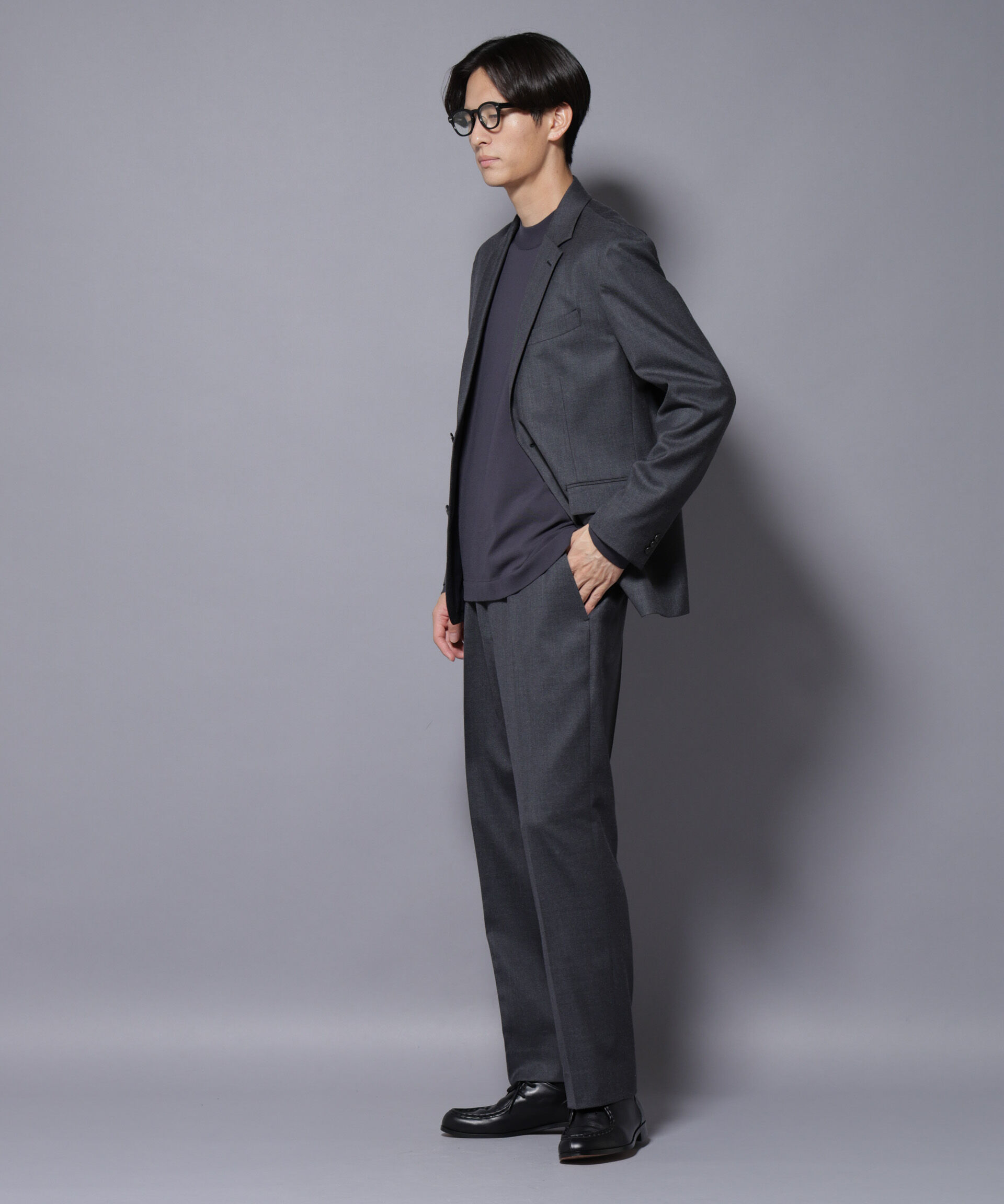 nano･universe「「N JACKET PREMIUM」RENU(R)洗えるサキソニーストレートパンツ」|スーツ|