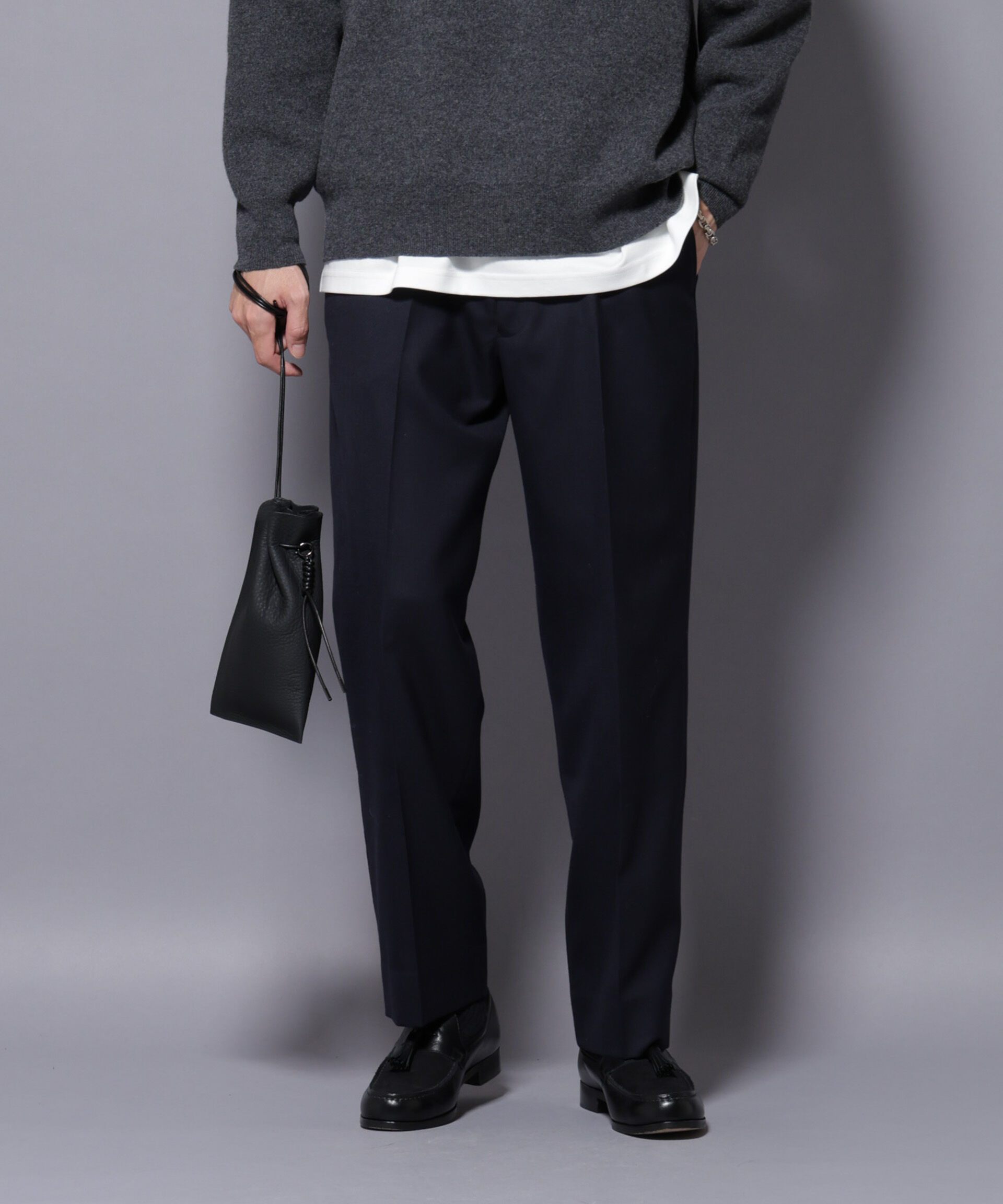 nano･universe「「N JACKET PREMIUM」RENU(R)洗えるサキソニーストレートパンツ」|スーツ|