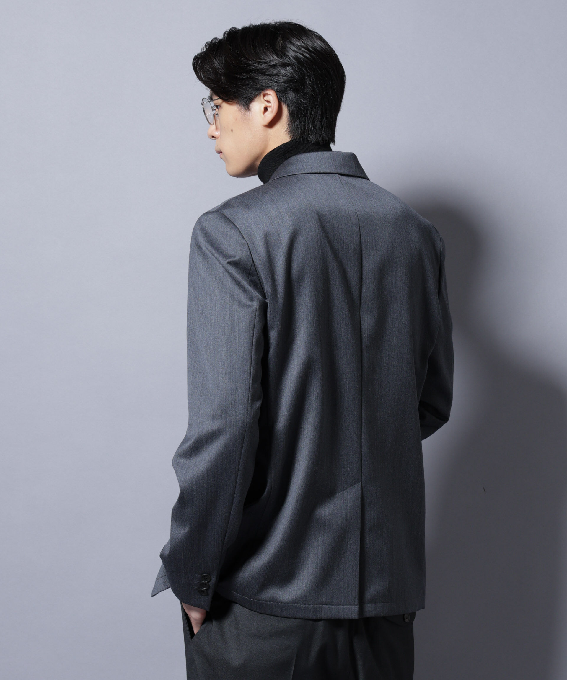 nano･universe「｢Damerino Select｣ ウールシルクベネシャンジャケット(セットアップ可)」|スーツ|