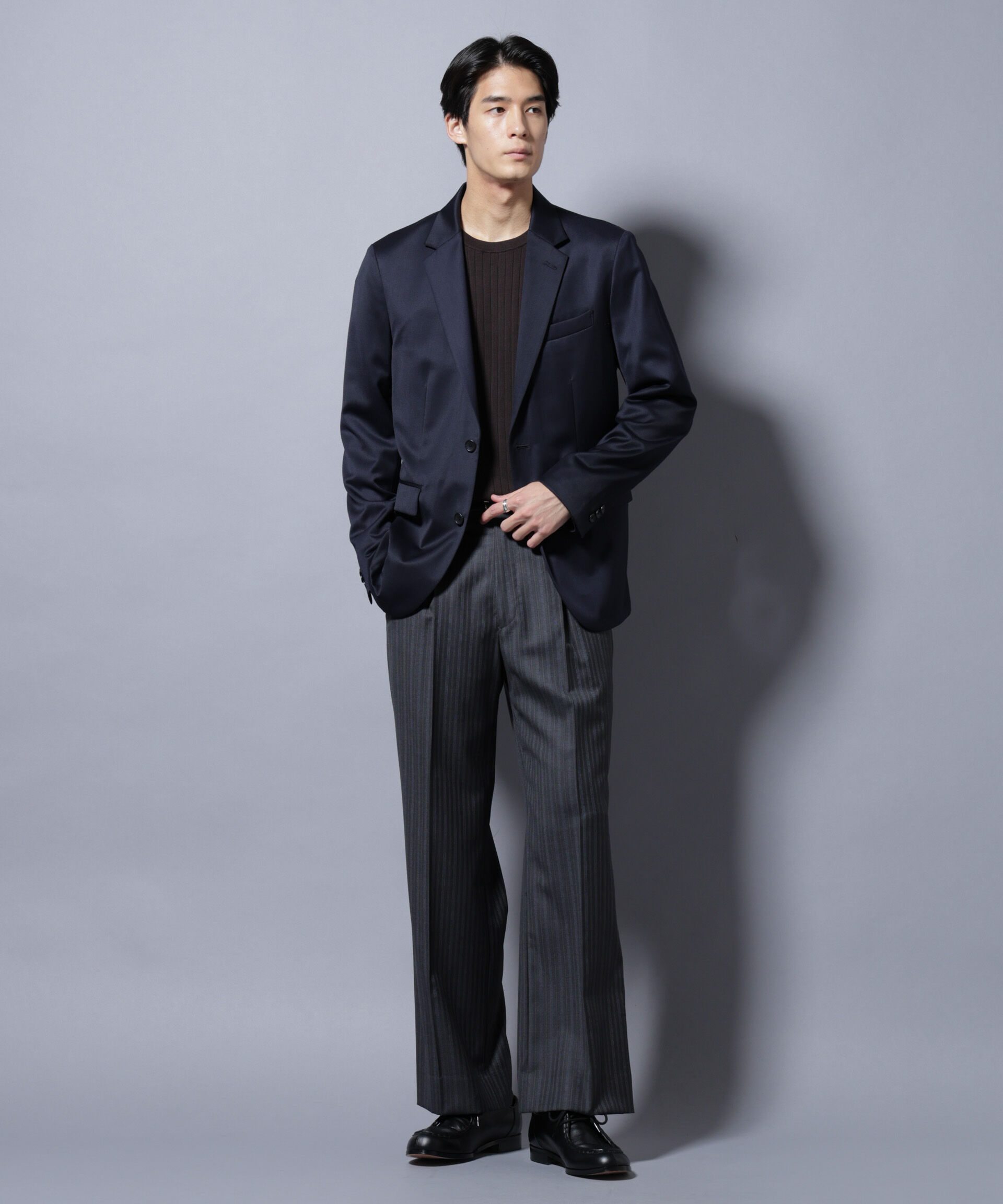 nano･universe「｢Damerino Select｣ ウールシルクベネシャンジャケット(セットアップ可)」|スーツ|