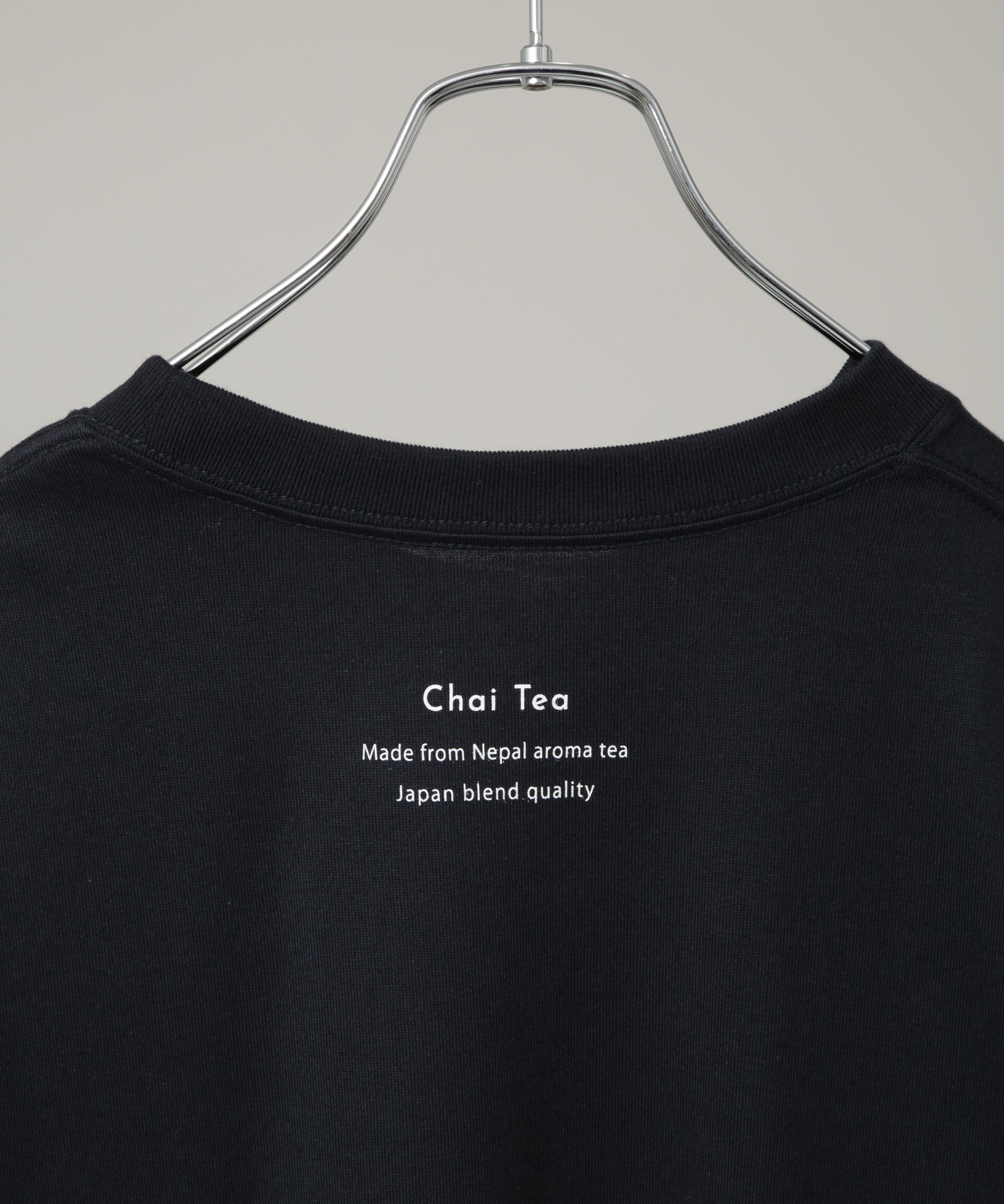 nano･universe「Anti Soaked(R)&times;SUNCHAI ロゴ刺繍 汗染み防止 Tシャツ長袖」|Tシャツ・カットソー|