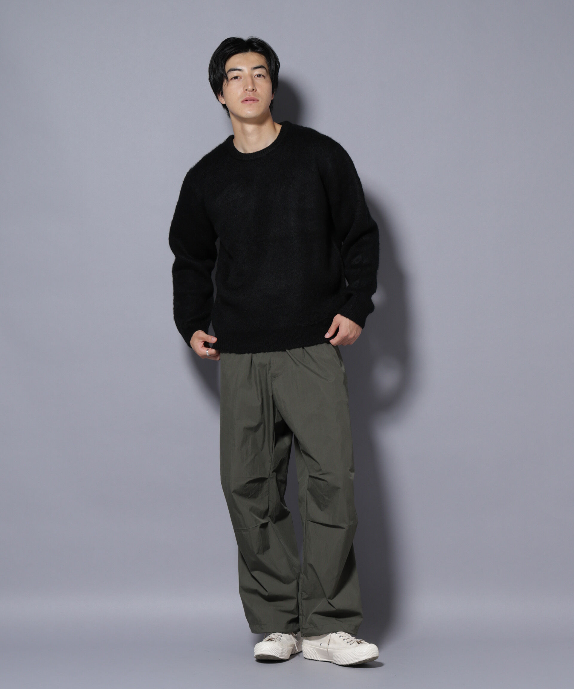 nano･universe「モヘヤライクプルオーバーニット」|ニット・セーター|