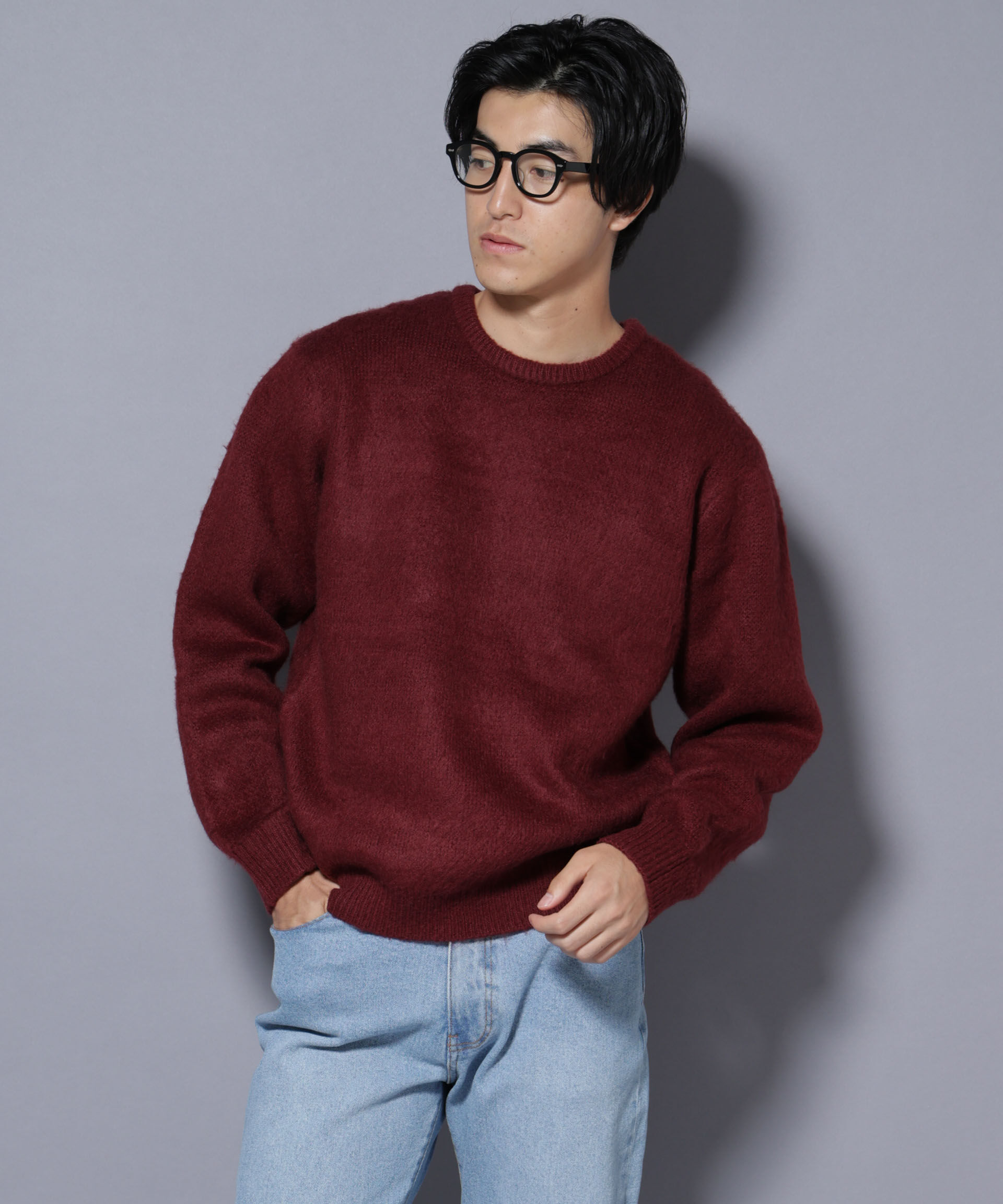 nano･universe「モヘヤライクプルオーバーニット」|ニット・セーター|