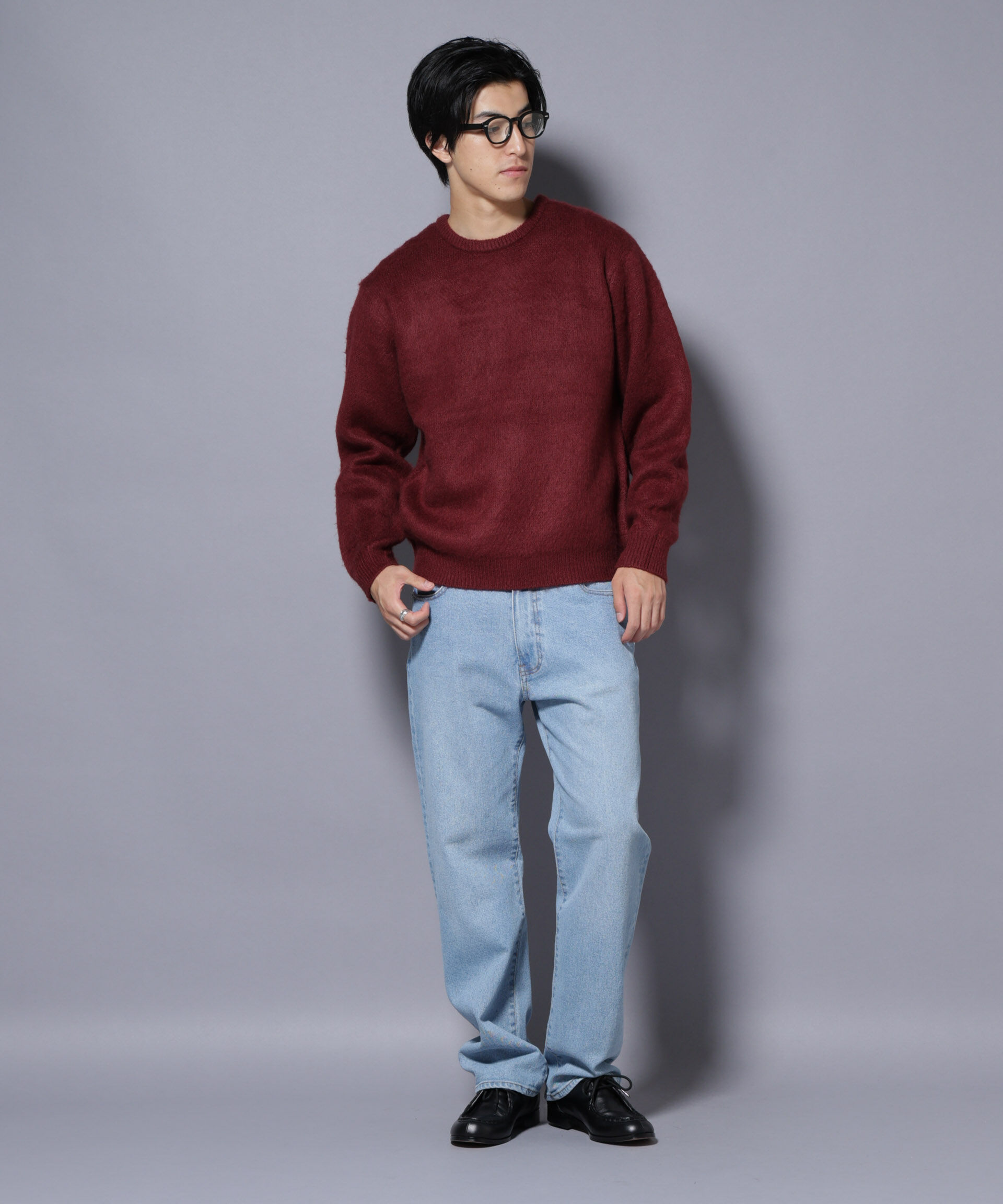 nano･universe「モヘヤライクプルオーバーニット」|ニット・セーター|