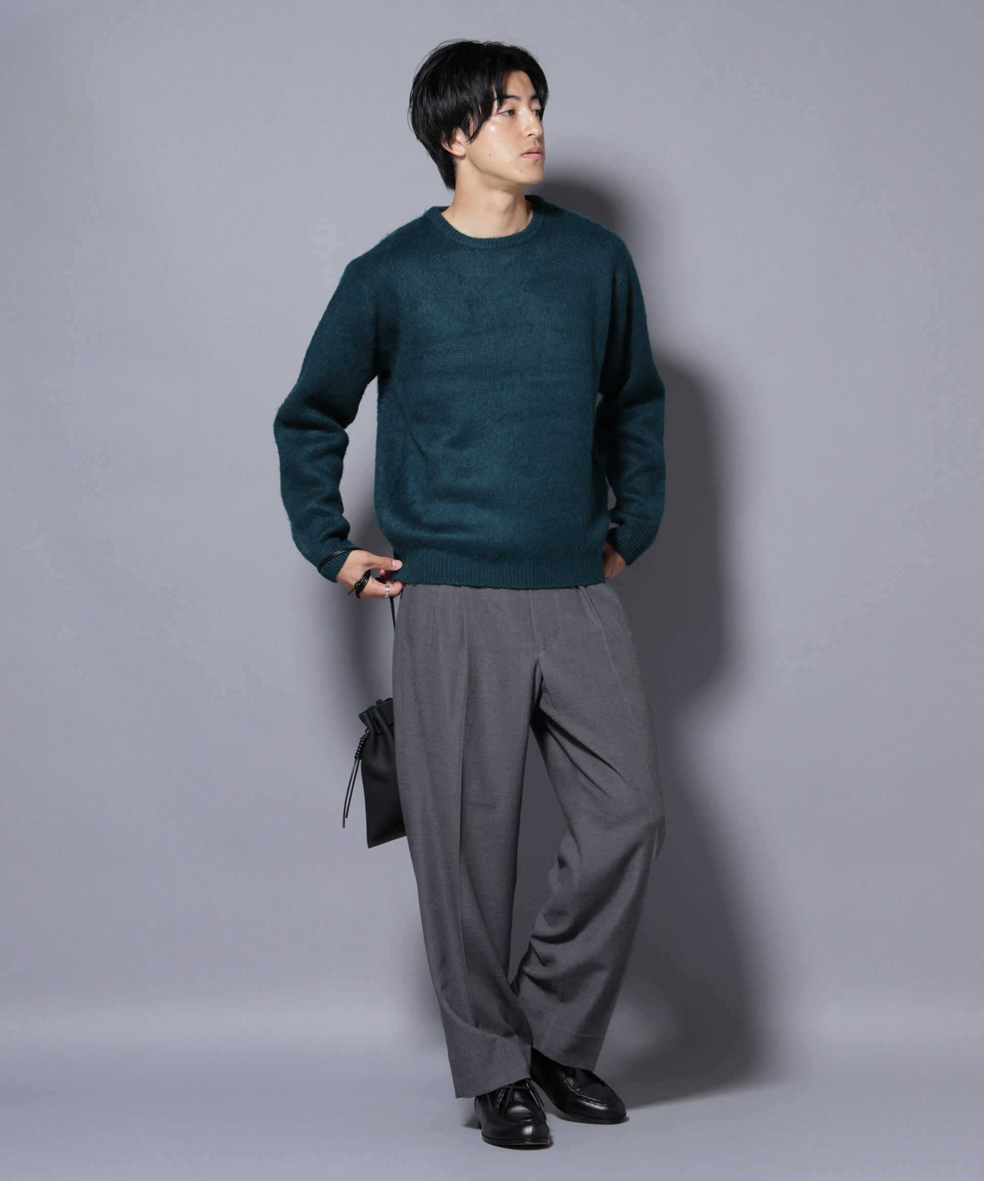 nano･universe「モヘヤライクプルオーバーニット」|ニット・セーター|