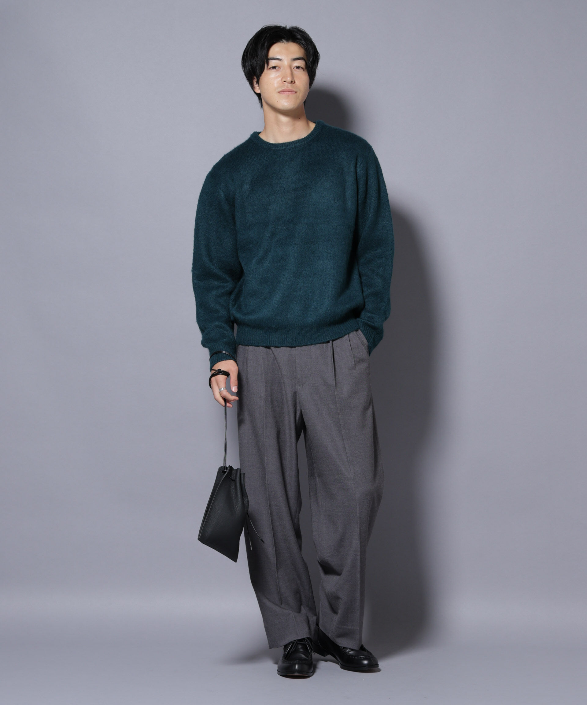 nano･universe「モヘヤライクプルオーバーニット」|ニット・セーター|