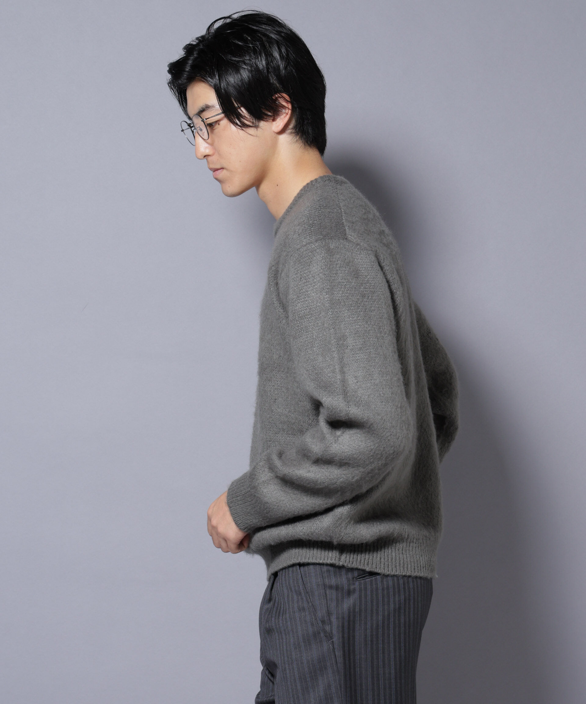 nano･universe「モヘヤライクプルオーバーニット」|ニット・セーター|