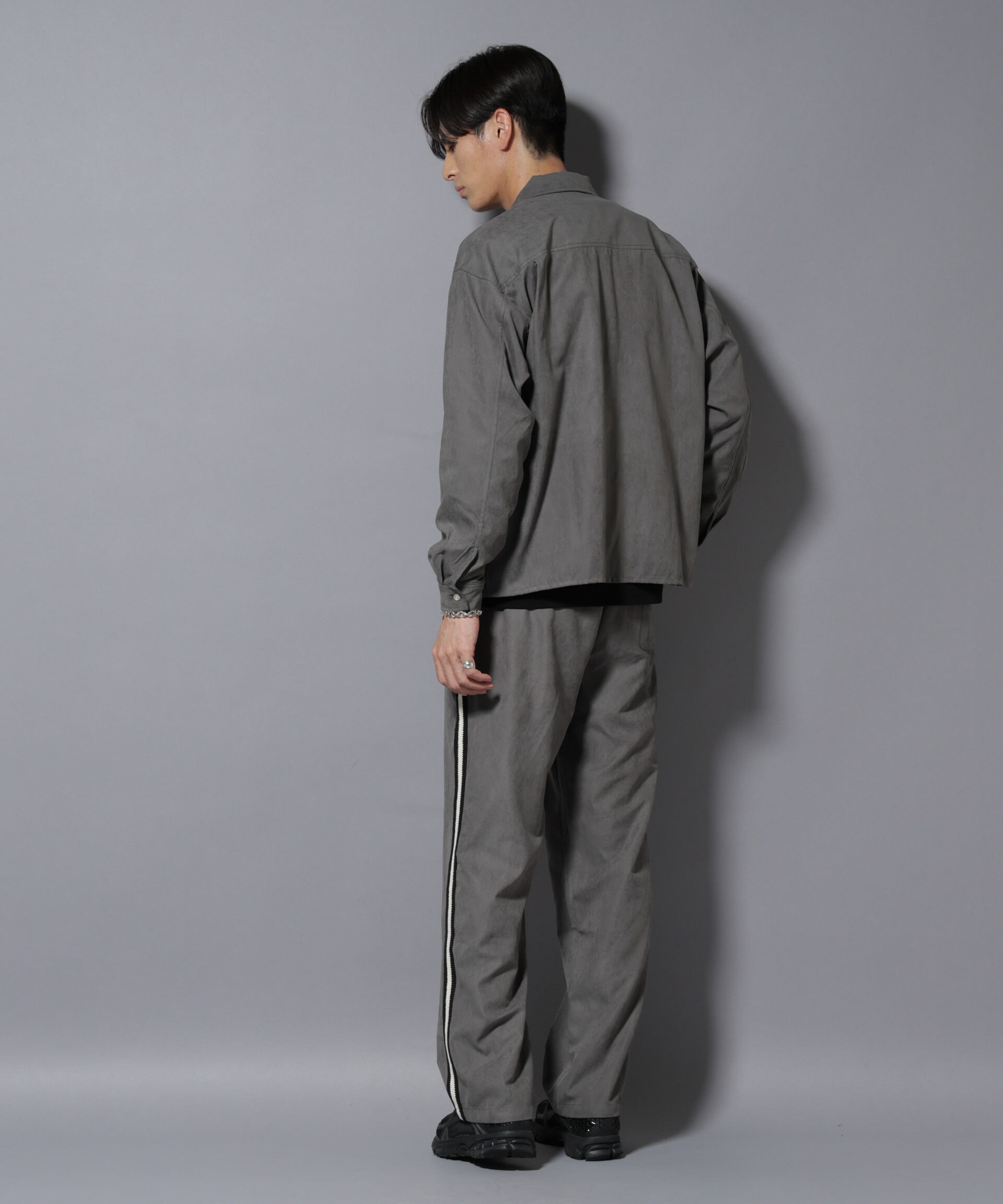 nano･universe「NORMANBROS別注ワイドポケット ピーチ起毛シャツ(セットアップ可)」|シャツ・ブラウス|