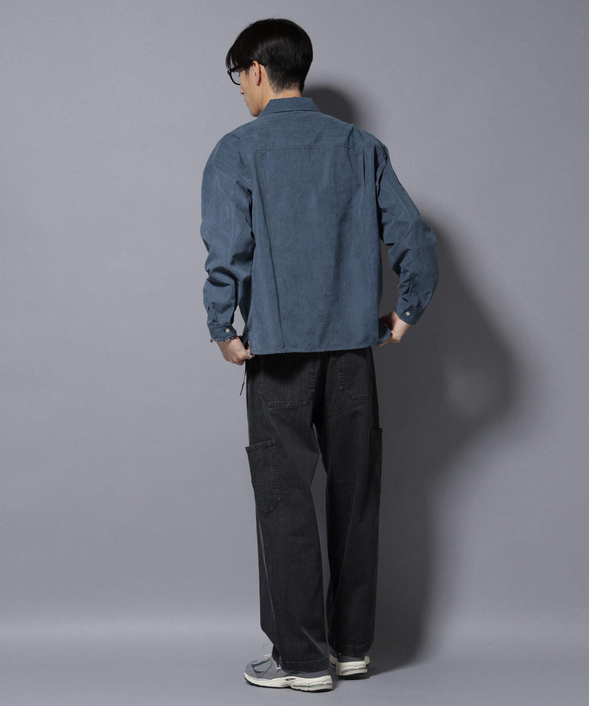 nano･universe「NORMANBROS別注ワイドポケット ピーチ起毛シャツ(セットアップ可)」|シャツ・ブラウス|