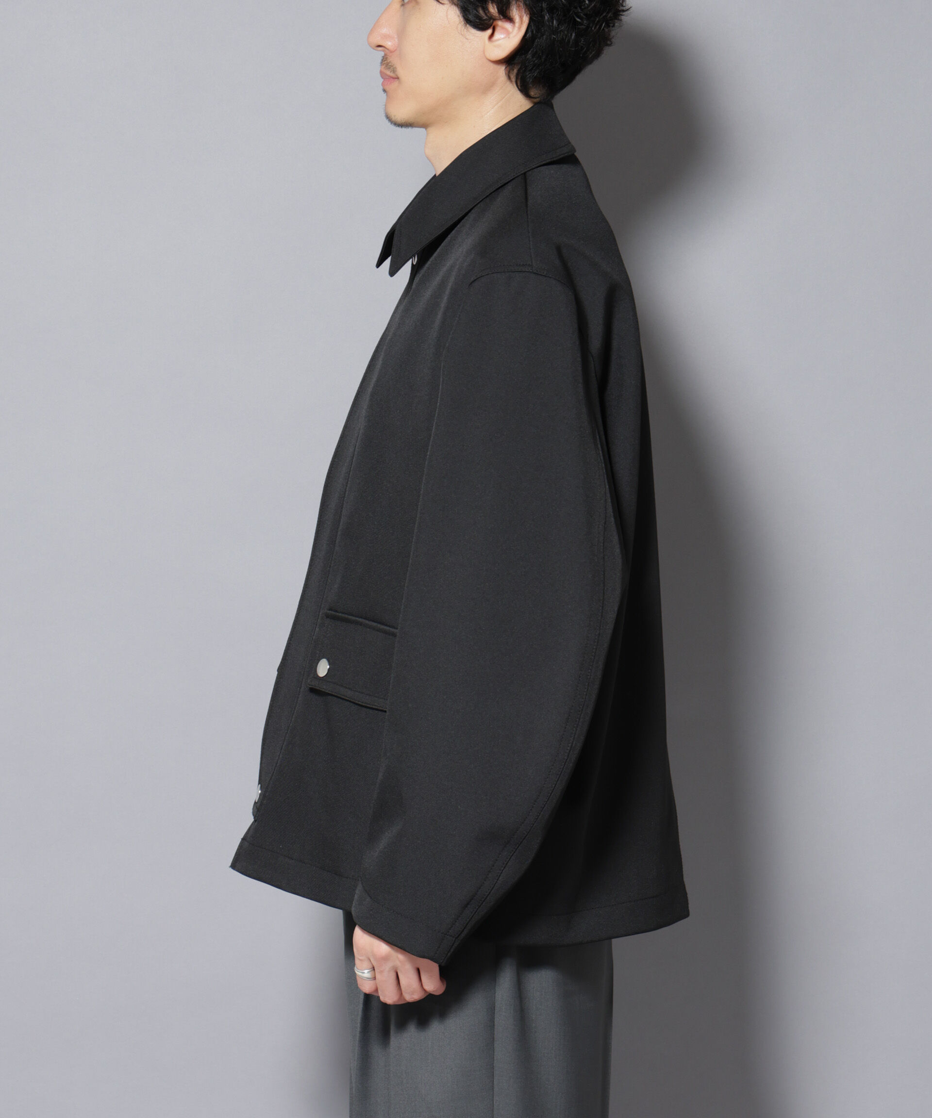 nano･universe「メタルギアボンディングFUSIONSYSTEMカーコート」|ブルゾン・スタジャン|