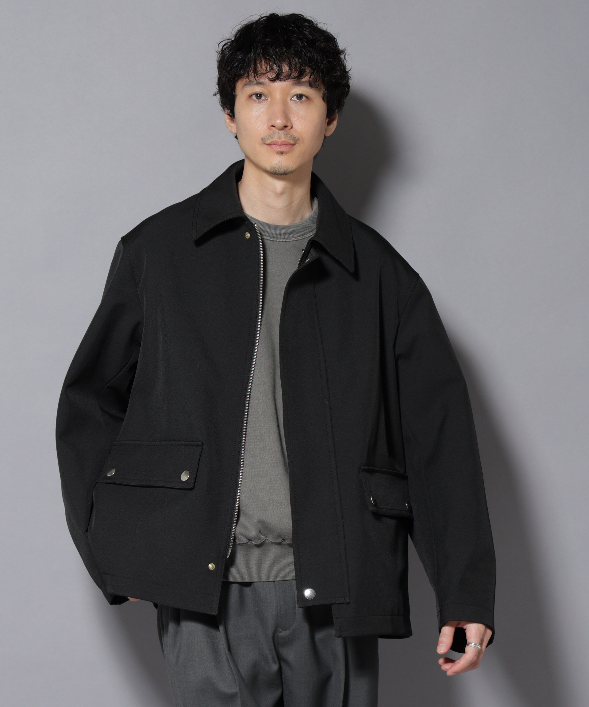 nano･universe「メタルギアボンディングFUSIONSYSTEMカーコート」|ブルゾン・スタジャン|