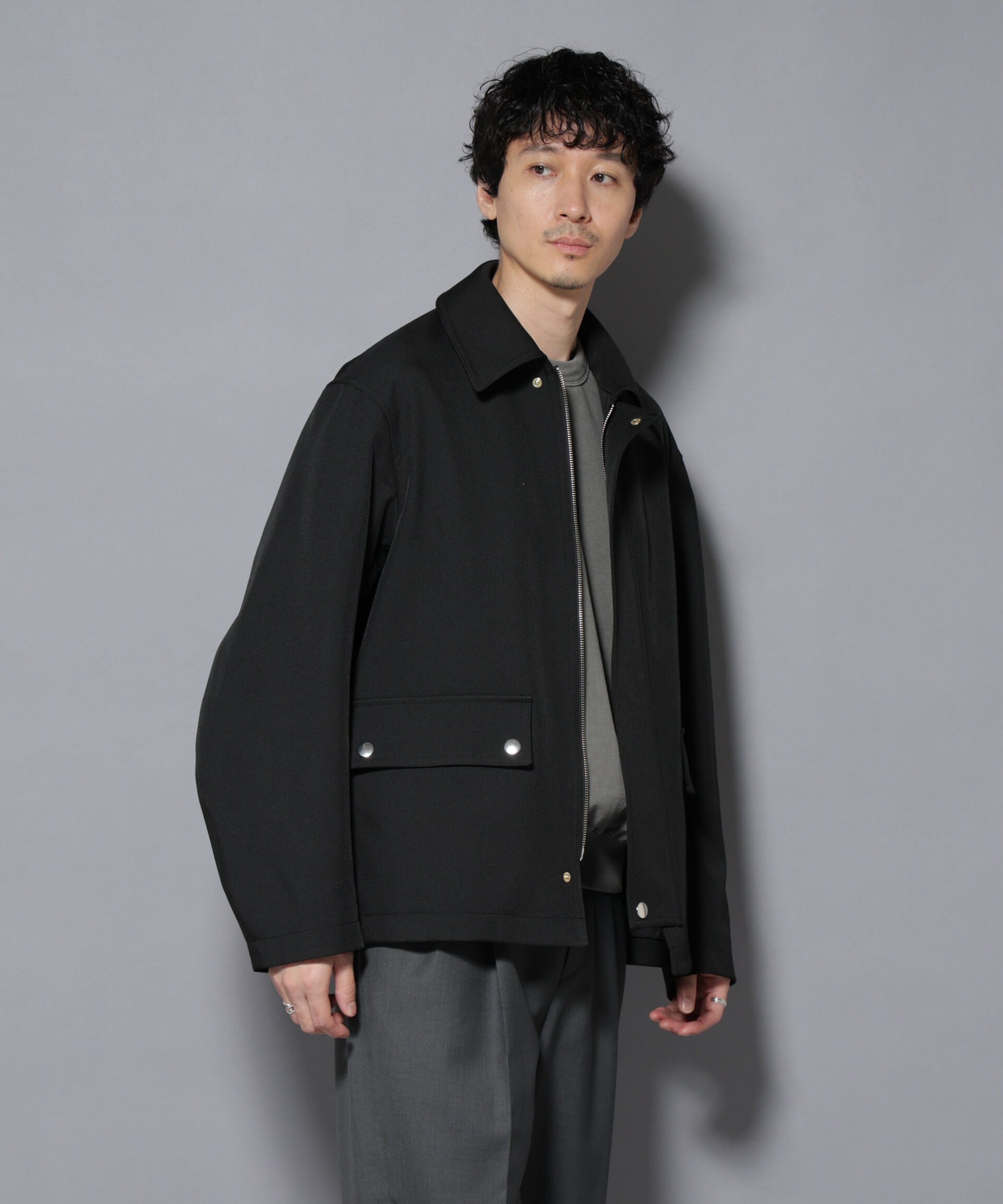 nano･universe「メタルギアボンディングFUSIONSYSTEMカーコート」|ブルゾン・スタジャン|