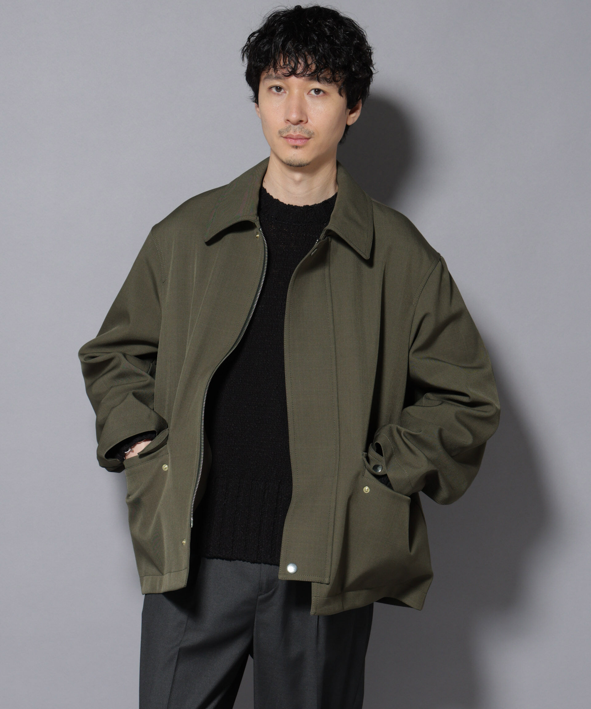 nano･universe「メタルギアボンディングFUSIONSYSTEMカーコート」|ブルゾン・スタジャン|