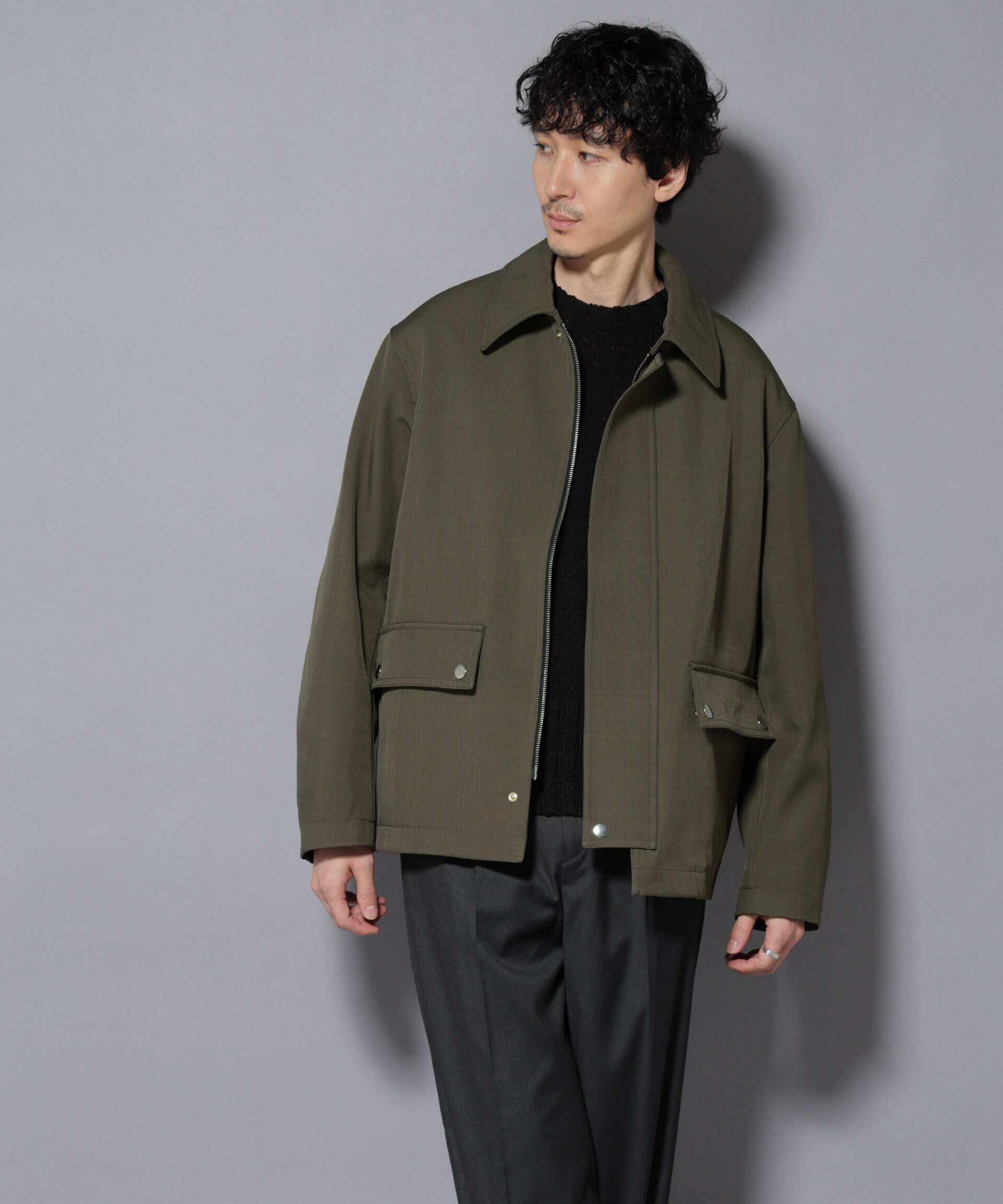 nano･universe「メタルギアボンディングFUSIONSYSTEMカーコート」|ブルゾン・スタジャン|