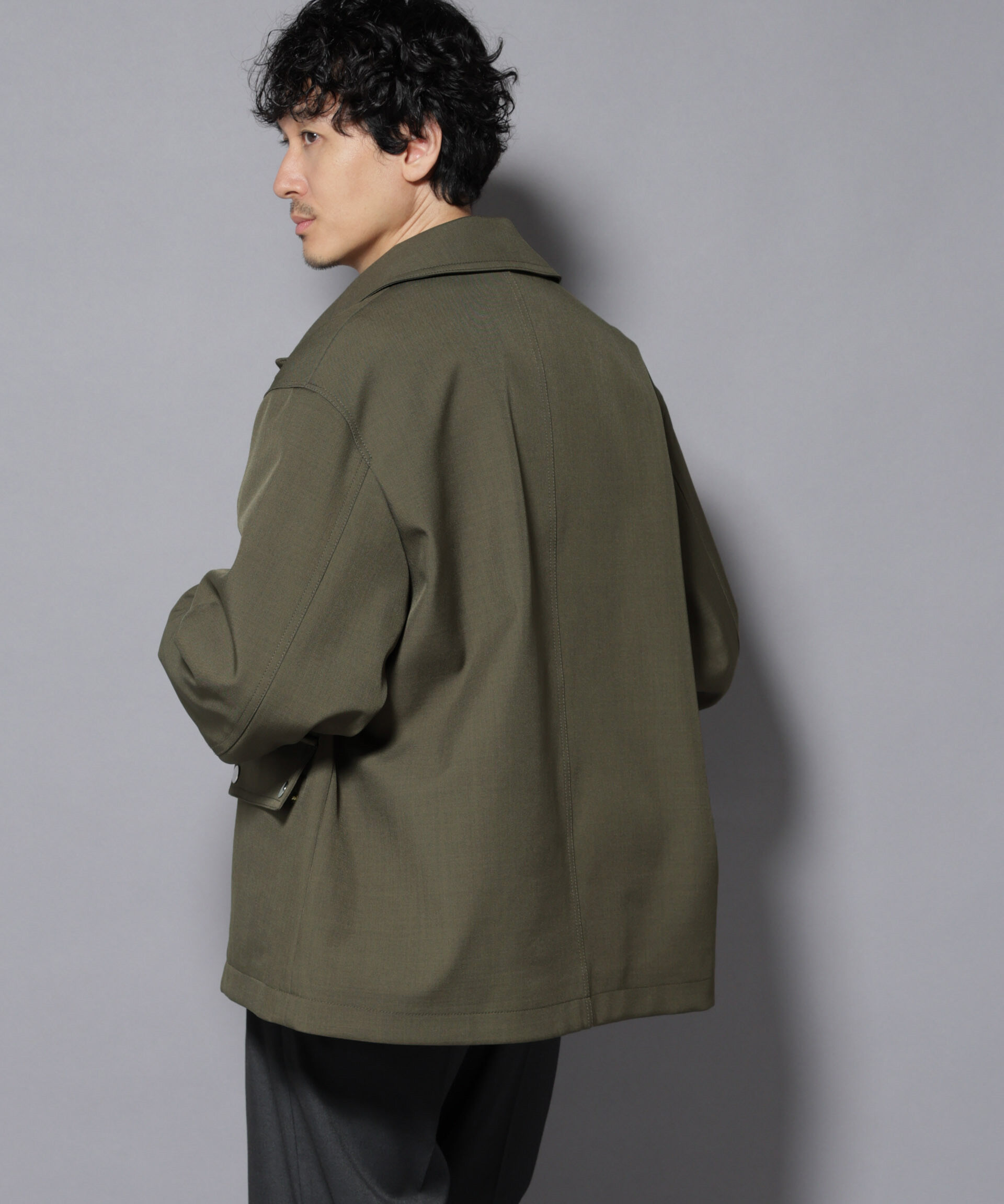 nano･universe「メタルギアボンディングFUSIONSYSTEMカーコート」|ブルゾン・スタジャン|