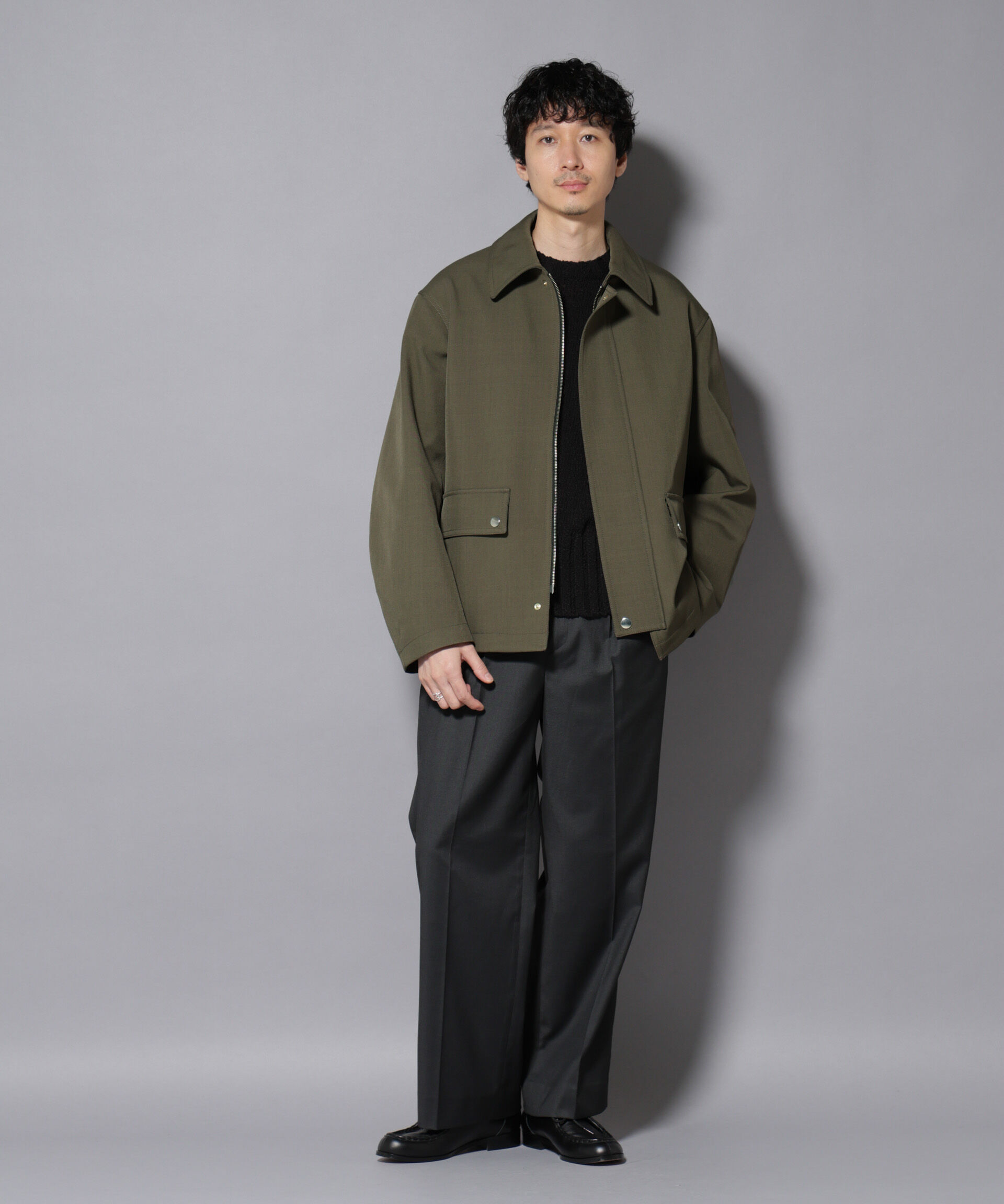 nano･universe「メタルギアボンディングFUSIONSYSTEMカーコート」|ブルゾン・スタジャン|