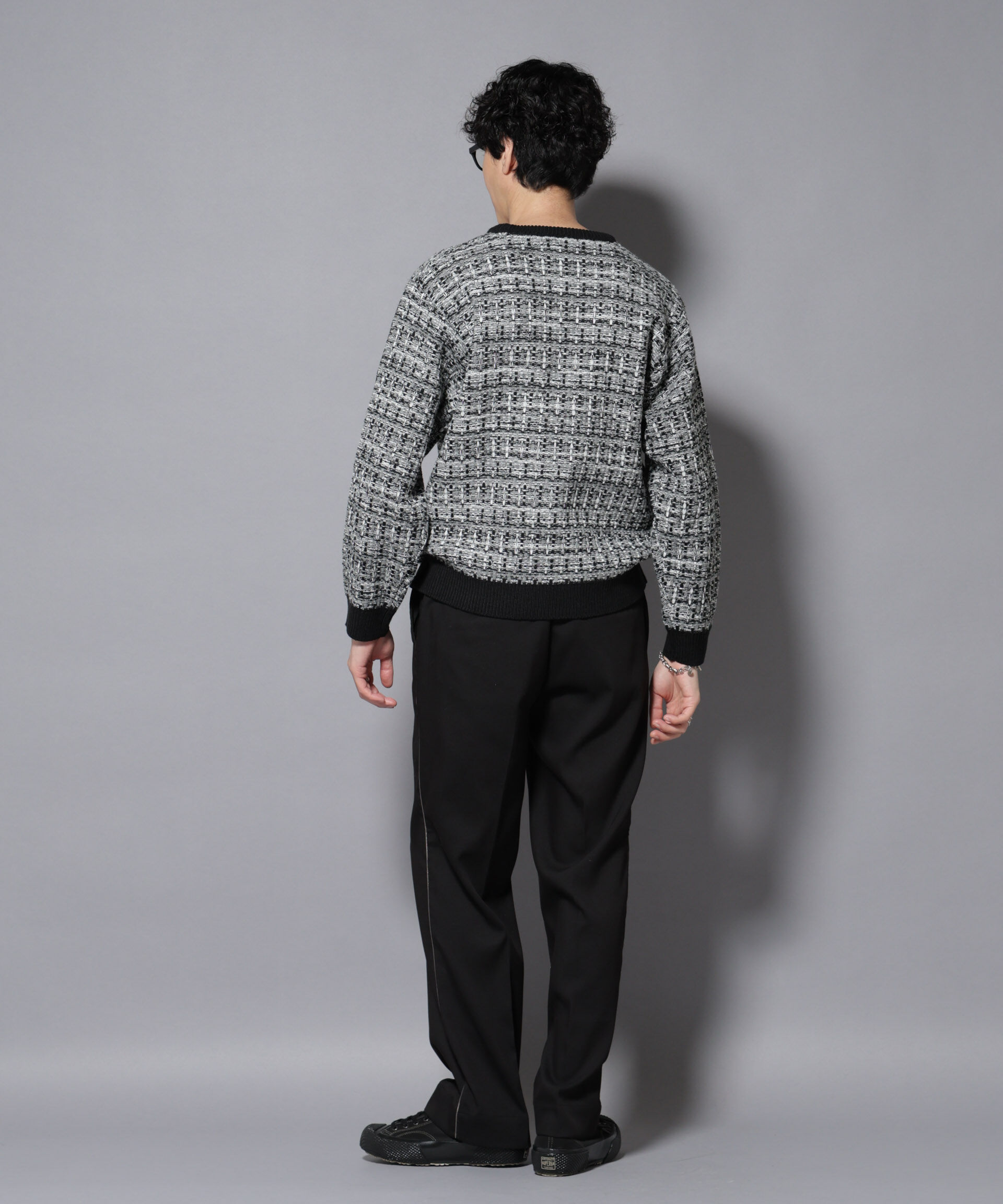 nano･universe「ウォーム側章ストレートスラックス」|チノ|