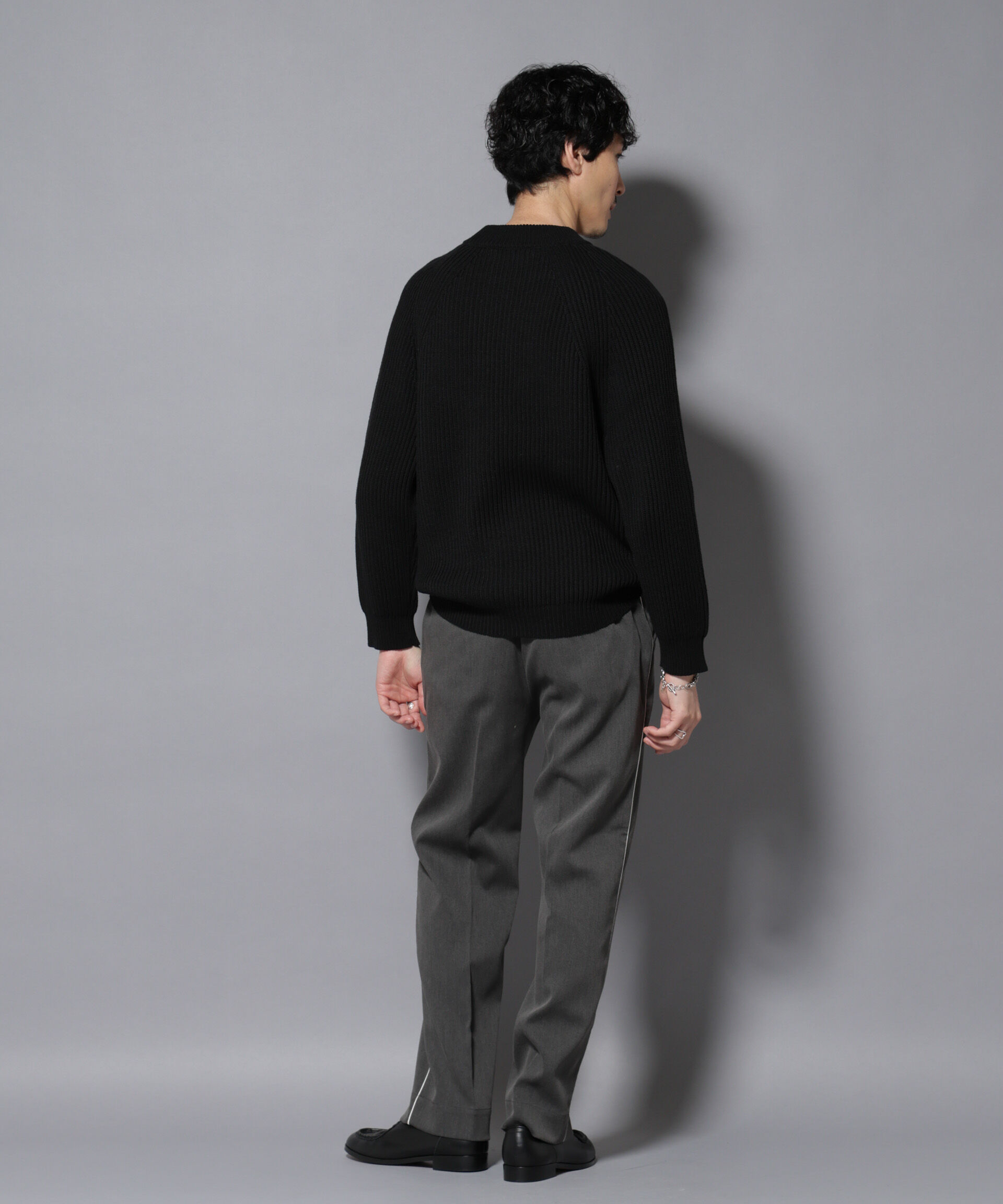 nano･universe「ウォーム側章ストレートスラックス」|チノ|