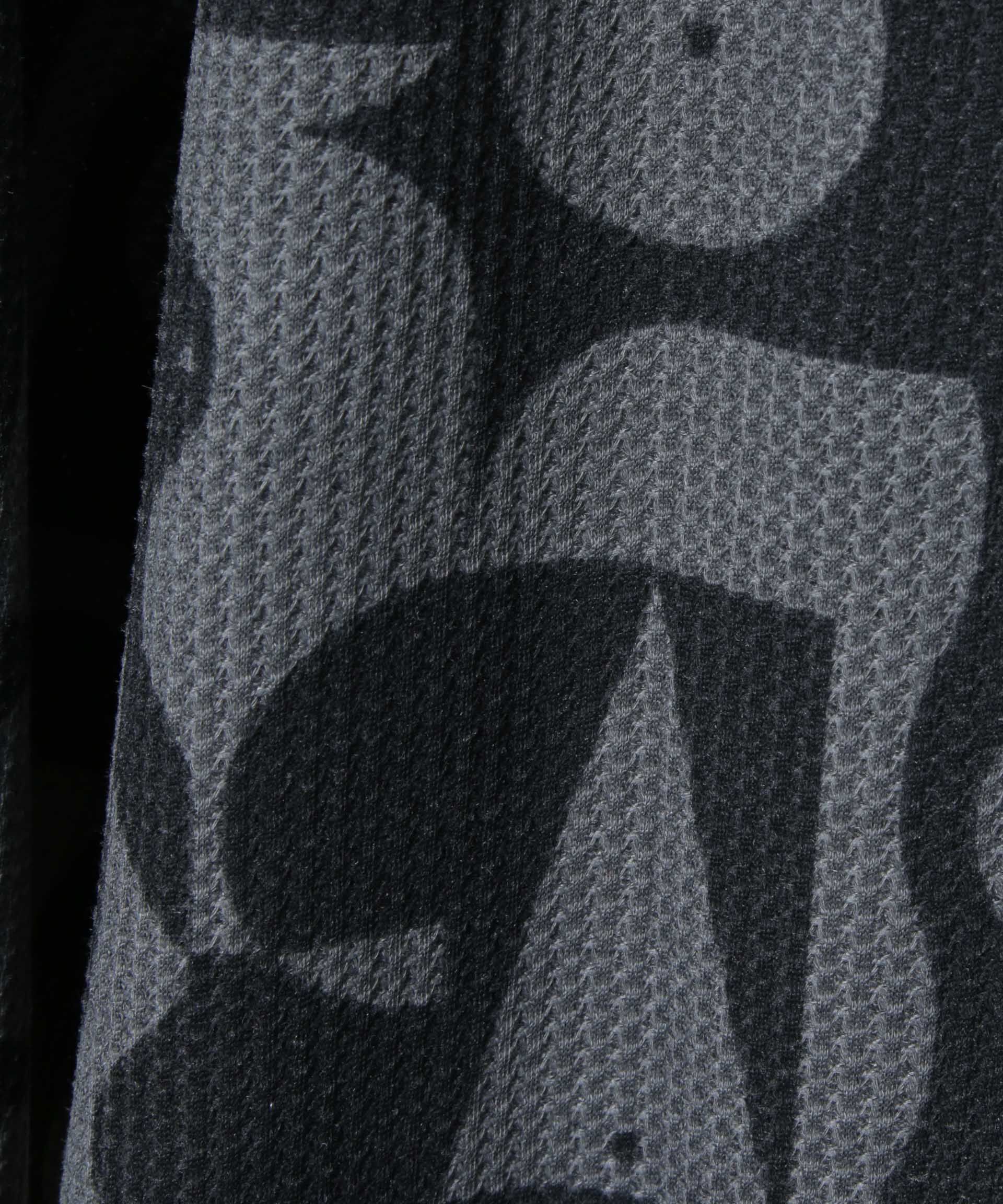 nano･universe「NORMANBROS別注 プリントワッフルシャツ 長袖」|シャツ・ブラウス|