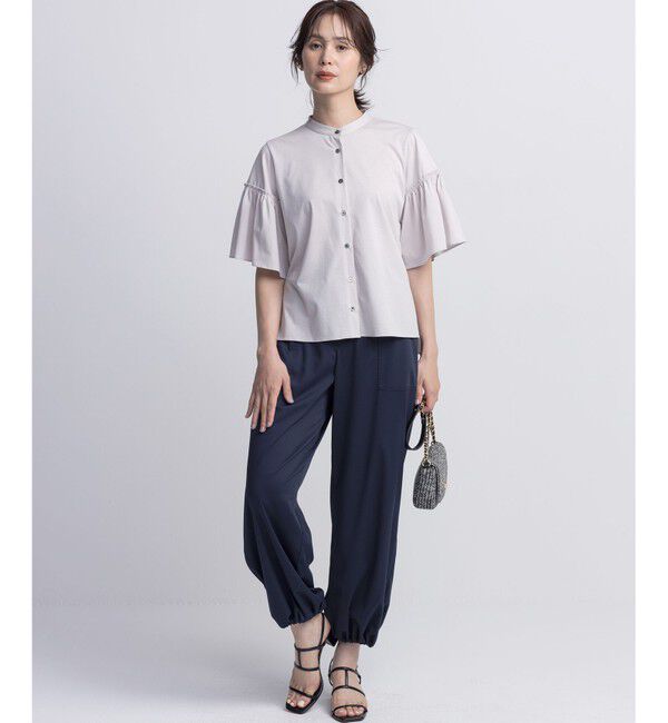 組曲「ギャザースリーブクリア カットソー」|Tシャツ・カットソー|