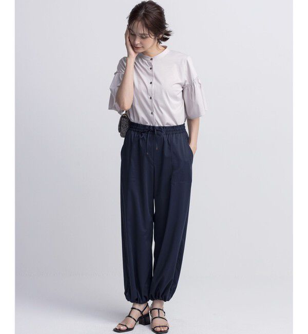 組曲「ギャザースリーブクリア カットソー」|Tシャツ・カットソー|