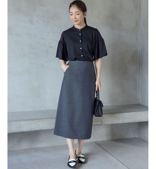 組曲「ギャザースリーブクリア カットソー」|Tシャツ・カットソー|