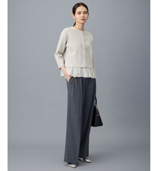 自由区「【SHIHOさん着用】ソフトウールブレンドワイド パンツ」|その他|