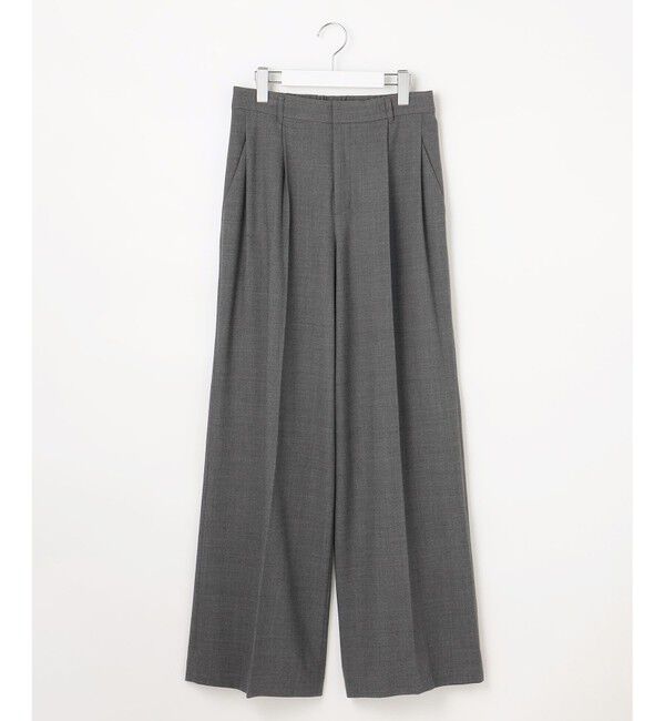 自由区「【SHIHOさん着用】ソフトウールブレンドワイド パンツ」|その他|