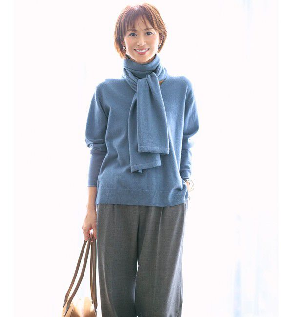 自由区「【SHIHOさん着用】ソフトウールブレンドワイド パンツ」|その他|