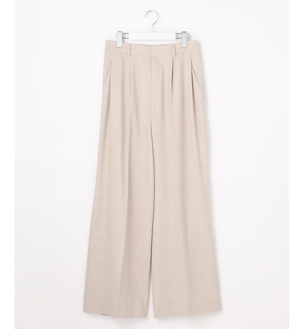 自由区「【SHIHOさん着用】ソフトウールブレンドワイド パンツ」|その他|