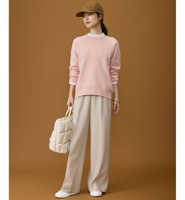 自由区「【SHIHOさん着用】ソフトウールブレンドワイド パンツ」|その他|