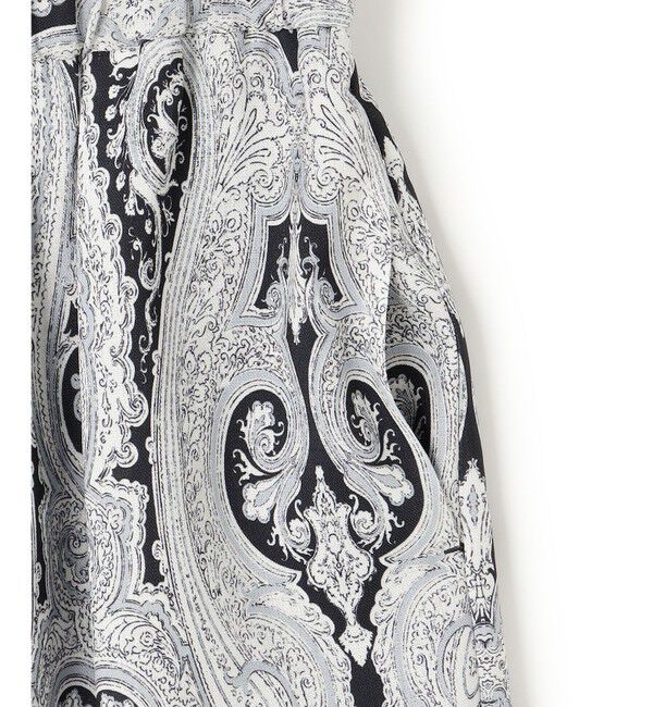 23区「【洗える】Rattiドローイングペイズリープリント ワイド パンツ」|その他|