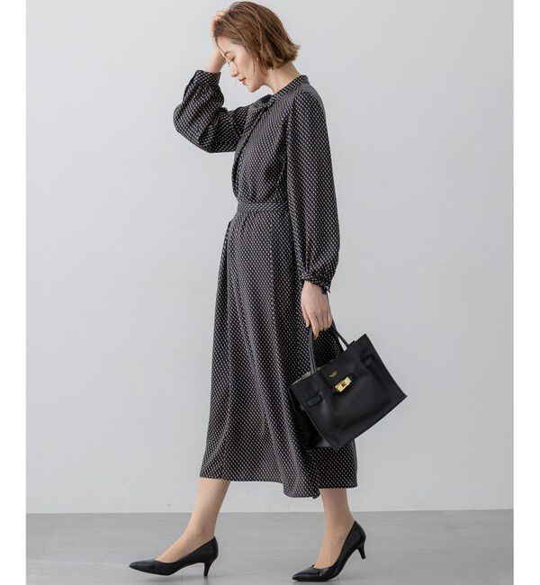 23区「【洗える】グラデーションドットプリント ワンピース」|ワンピース|