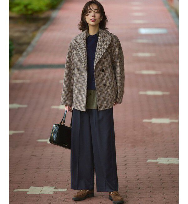 23区「【滝沢眞規子さん着用/VERY掲載/洗える】TWビエラ タック ワイド パンツ」|その他|